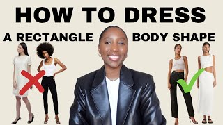 How to Dress Your RECTANGLE Body Shape | *Do's & Don'ts*