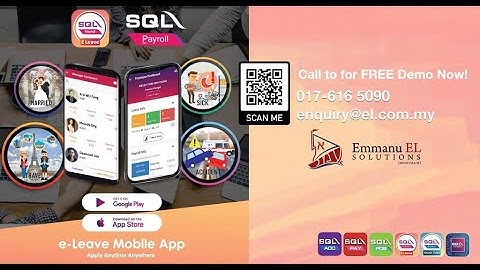 SQL Payroll - Mobile e-Leave App Demo