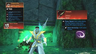 VENOM Spear/Hatchet | Nature Harnessing POISON Build