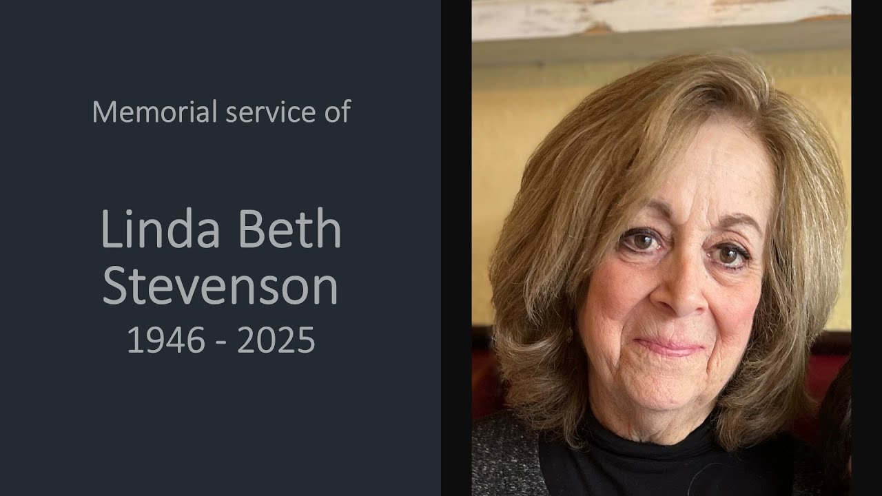 Funeral Service of Linda Beth Stevenson - YouTube