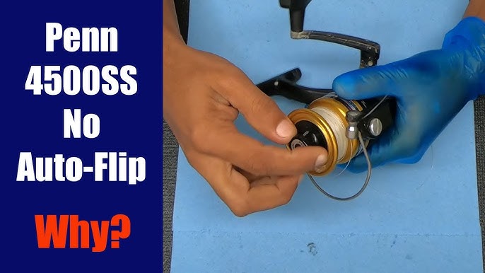 How to fix a SPINNING REEL BAIL that won't close  PENN SPINFISHER V  service & maintenance 