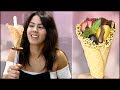 HEALTHY FRUIT CONES | How to Cook with Megan Batoon | MeganBatoon