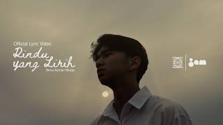 Bima Ayman Modjo - Rindu yang Lirih  (Official Lyric Video)