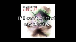 Video thumbnail of "No Control | David Bowie + Lyrics"