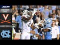 Virginia vs. North Carolina Condensed Game | 2021 ACC Football