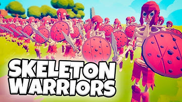 SKELETON WARRIORS ARMY VS EVERY FACTION | TABS UPDATE GAMEPLAY