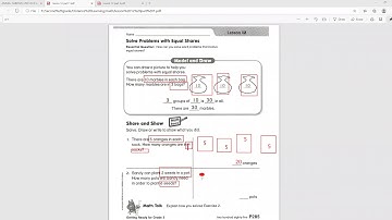 Getting Ready For 3rd grade Lesson 12 Solve Problems with Equal Shares