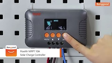 PowMr MPPT 10A Solar Charge Controller - Shop on Banggood