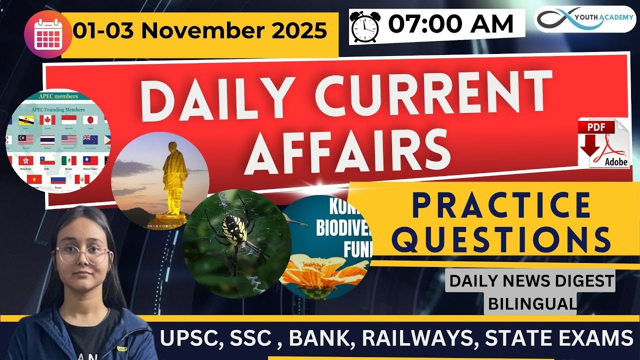 DAILY NEWS DIGEST | DAY 5th NOVEMBER 2025 | PRACTICE QUESTIONS | UPSC CURRENT AFFAIRS |YOUTH ACADEMY