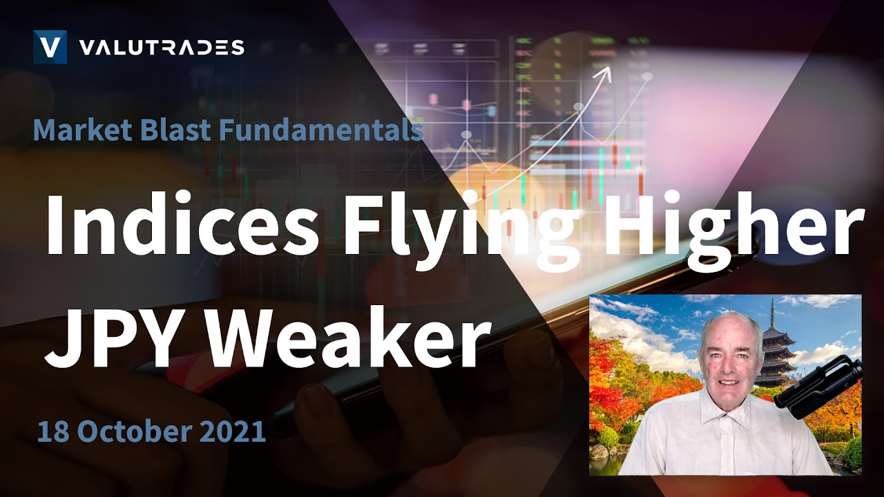 Indices Flying Higher. Trading WTI & Brent Higher. JPY Weaker.