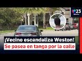 Vecinos en Weston denuncian: Hombre se pasea en tanga por las calles