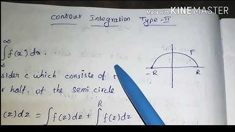 CONTOUR INTEGRATION  PROBLEM TYPE-2