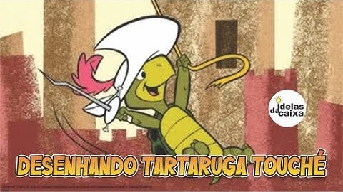 Desenhando a Tartaruga Touché #desenho #desenhar #desenhando #desenhosclássicos #desenhosantigos