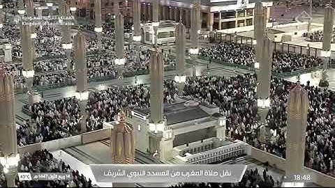 صلاة المغرب للشيخ محمد برهجي من المسجد النبوي الشريف 14 ربيع الأول 1447 من سورة البقرة 