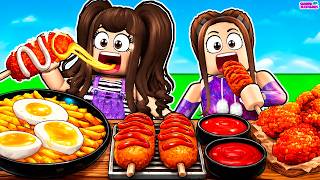 EXPERIMENTEI TODA A COMIDA DO RESTAURANTE! ROBLOX