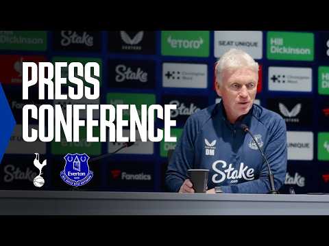 TOTTENHAM v EVERTON | David Moyes' Premier League press conference — football video