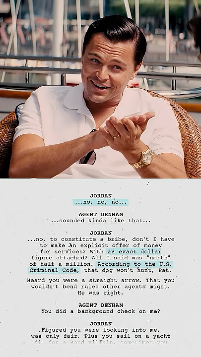 This scene is a masterclass 👀 #TheWolfOfWallStreet