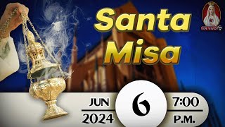Santa Misa en Caballeros de la Virgen, 6 de junio de 2024 ⚜ 7:00 p.m.