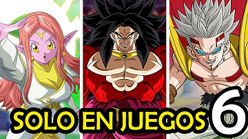 PERSONAJES DE DBZ EXCLUSIVOS DE VIDEOJUEGOS | Parte 6