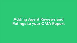 Adding Reviews and Ratings to Your CMA Report