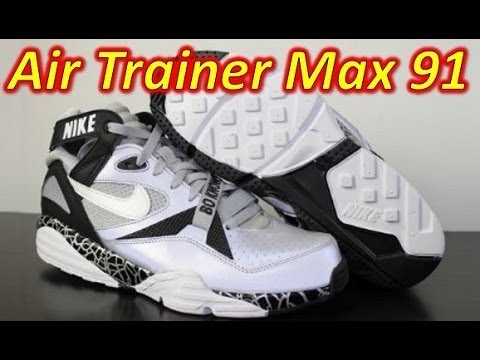 Nike Air Trainer Max 91 Bo Jackson Black White Review 2010 Retro 