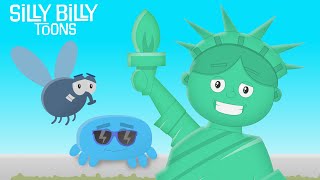 There Was An Old Lady Who Swallowed a Fly (+ Hickory Dickory Dock) | Silly Billy Toons