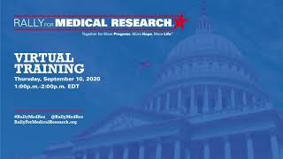 2020 Rally for Medical Research Participant Training