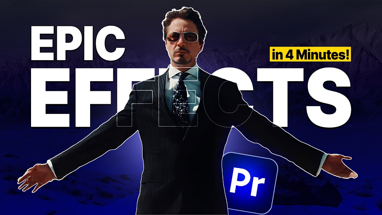 10 Epic Effects Transitions to Level Up Your Videos! (Premiere Pro Tutorial)