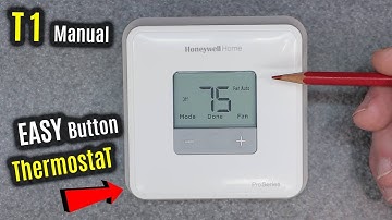 HONEYWELL Home T1 Guide | Basic Manual Digital Thermostat | So SIMPLE & EASY to use!