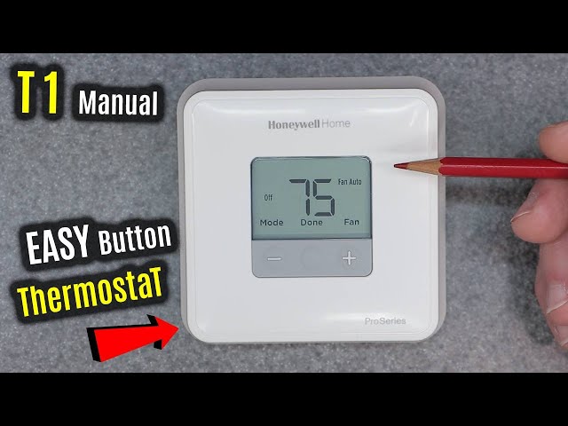 HONEYWELL Home T1 Guide, Basic Manual Digital Thermostat