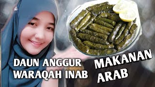 MAKANAN ARAB YANG UNIK DAUN ANGGUR DIMASAK SAMPE 5 JAM طريقة تحضير حشوة ورق عنب بدبس الرمان