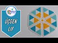 Baklava Motifli Üçgen Lif Modeli Yapılışı | lif modelleri ve yapılışları,kolay lif örnekleri