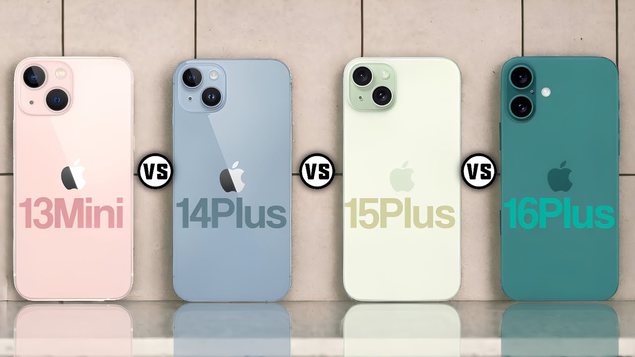 iPhone 14 / iPhone 13 mini 2台セット iPhone 13 Mini Vs iPhone 14 Plus Vs iPhone 15 Plus Vs iPhone 16