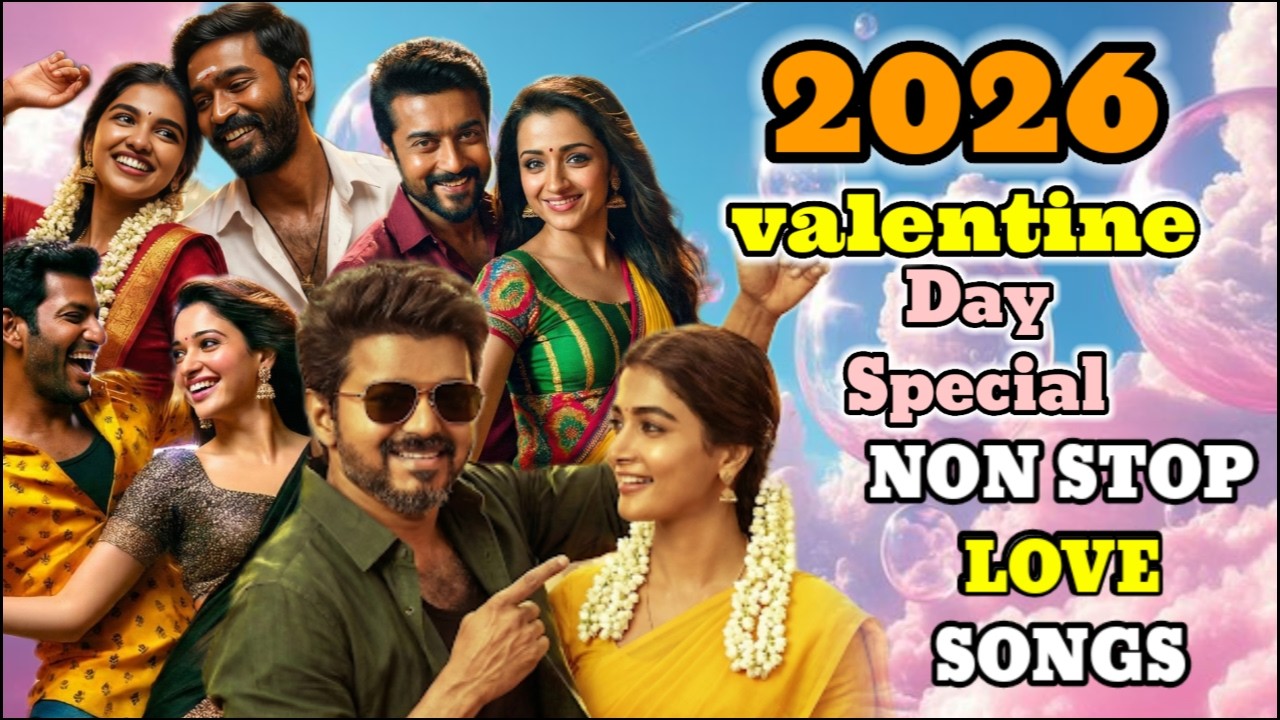 Valentine Special Tamil Love Songs Jukebox 💖 | Thalapathy Vijay | Ajith | Suriya | Dhanush | Vishal