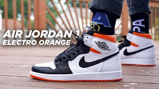 electric orange jordan