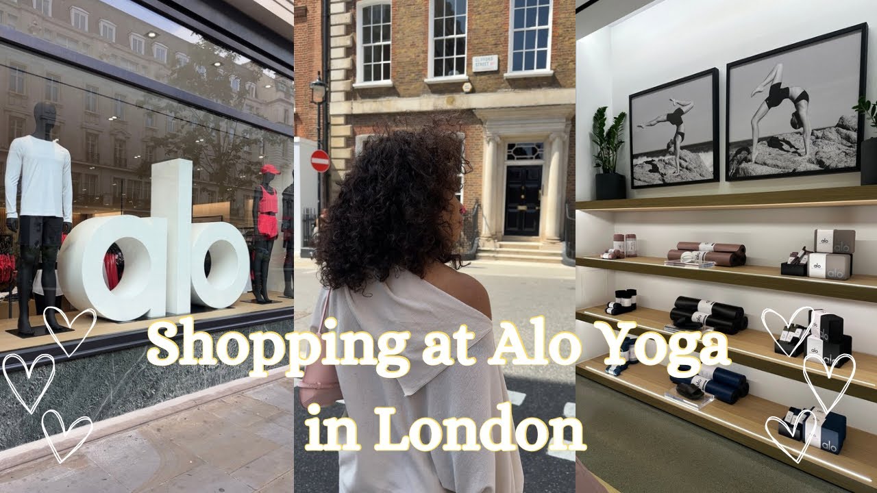 Shopping at Alo Yoga London | Alo Yoga Summer 2025 New In | Come Shop Alo Yoga Activewear With Us 🛍️