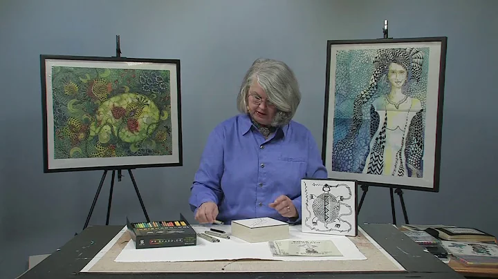 How To Zentangle Using Claybord and Micron Pens Wi...