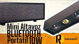 Cómo hacer POTENTE mini Altavoz Bluetooth Portatil 10W| pez0830 #diy #portablespeaker