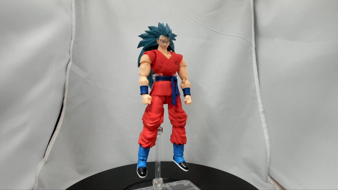 Custom Painted and Prepared Super Saiyan 3 BLUE Son Goku S.H.Figuarts