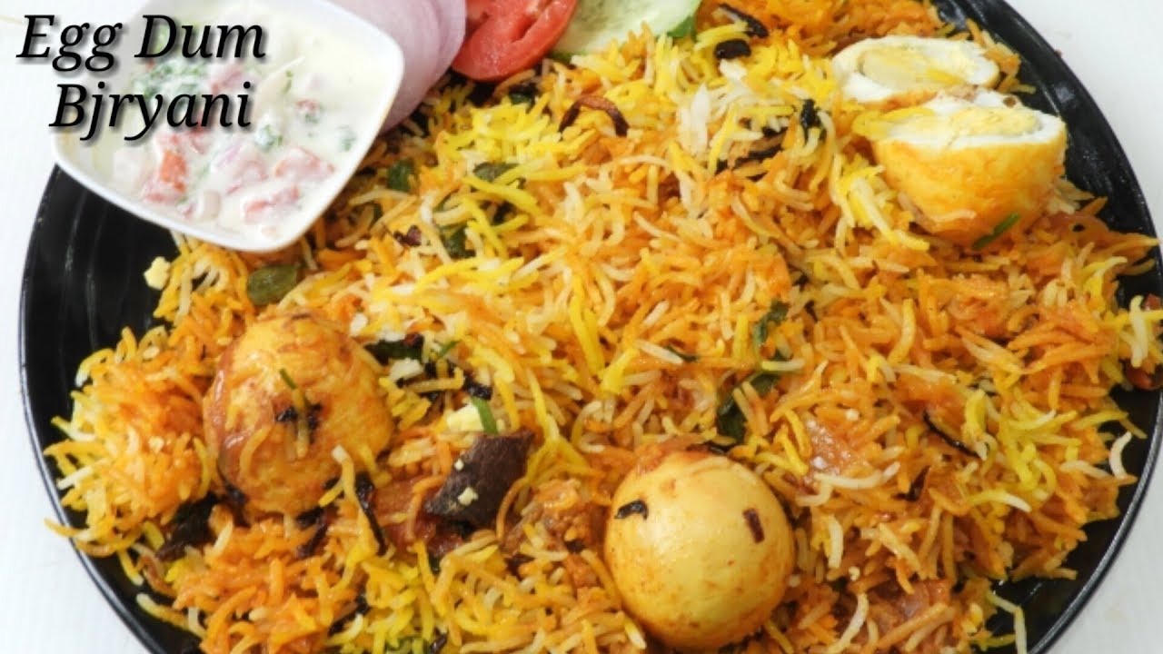 Egg Dum Biryani in Kannada ಎಗ್ಗ್ ಧಮ್ ಬಿರಿಯಾನಿ Egg Dum Biryani