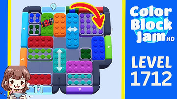 Color Block Jam Level 813 (1712) Solution Walkthrough