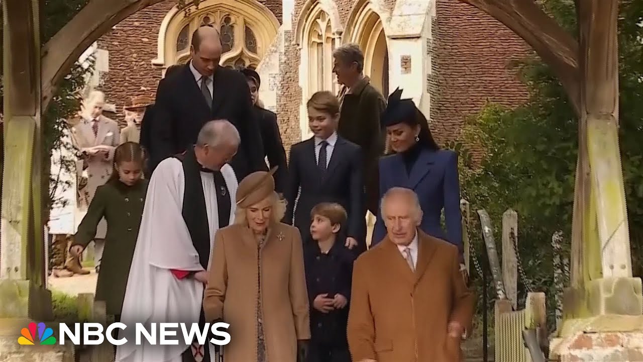 UK royals attend Christmas church service in Sandringham