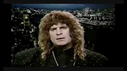 1988 Ozzy Osborne makes it clear he