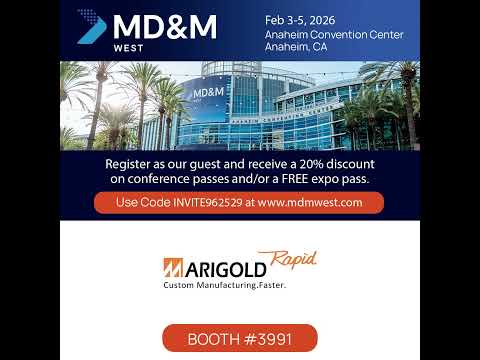 Play 👋 Hey healthtech and manufacturing friends! The MD&M West show kicks off TOMORROW in Anaheim!