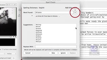 Getting Started with MovieCaptioner: Using the Spellcheck