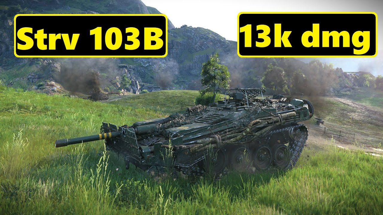 Strv 103B. Easy 13k dmg, 7 kills.  World of Tanks Top Replays.