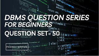 Explain the DDL Query used to restore a backup database