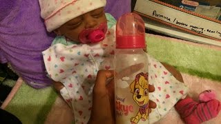 Feeding Reborn Myyangel With New Bottle