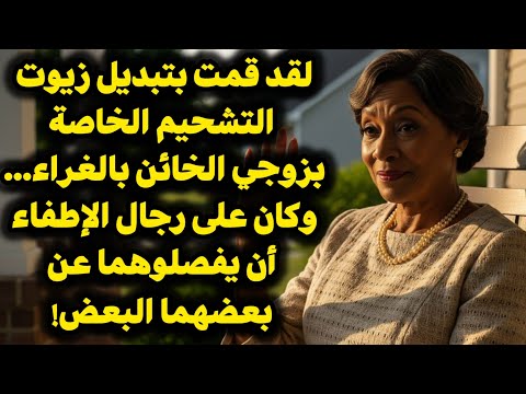 قمت باستبدال زيت التشحيم الخاص بزوجي الخائن بالغراء واضطر رجال الإطفاء لفصلهما