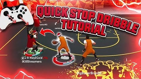 *NEW* NBA 2K20 GLITCHY QUICK STOP DRIBBLE TUTORIAL W/ HANDCAM! THIS MOVE IS UNGUARDABLE!